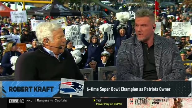 Patriots - Robert Kraft Pat McAfee